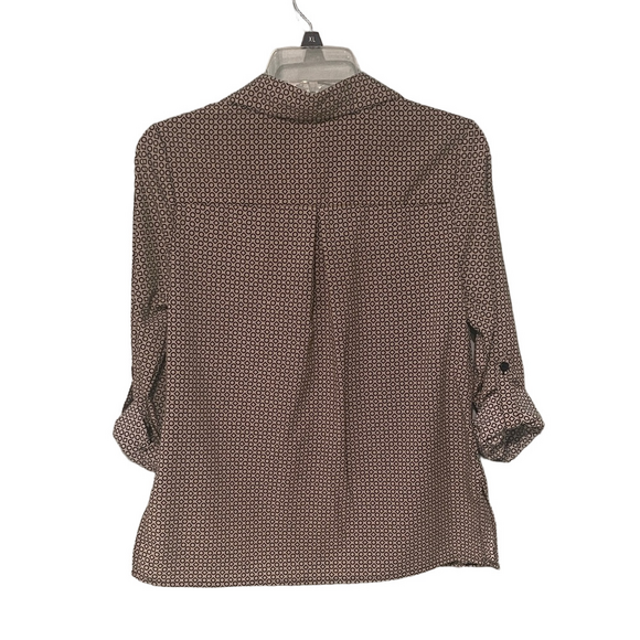 Kim Rogers Button-Up geometric pattern Shirt - Picture 5 of 6